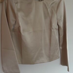H&M Satin Long Sleeve Blouse